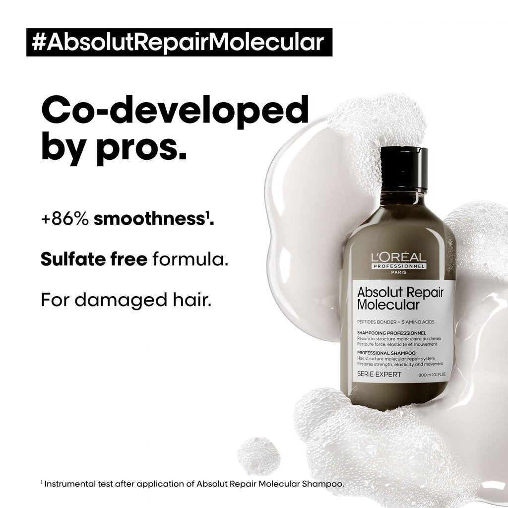 L'Oreal Absolut Repair Molecular Sulfate-Free Shampoo 300ml