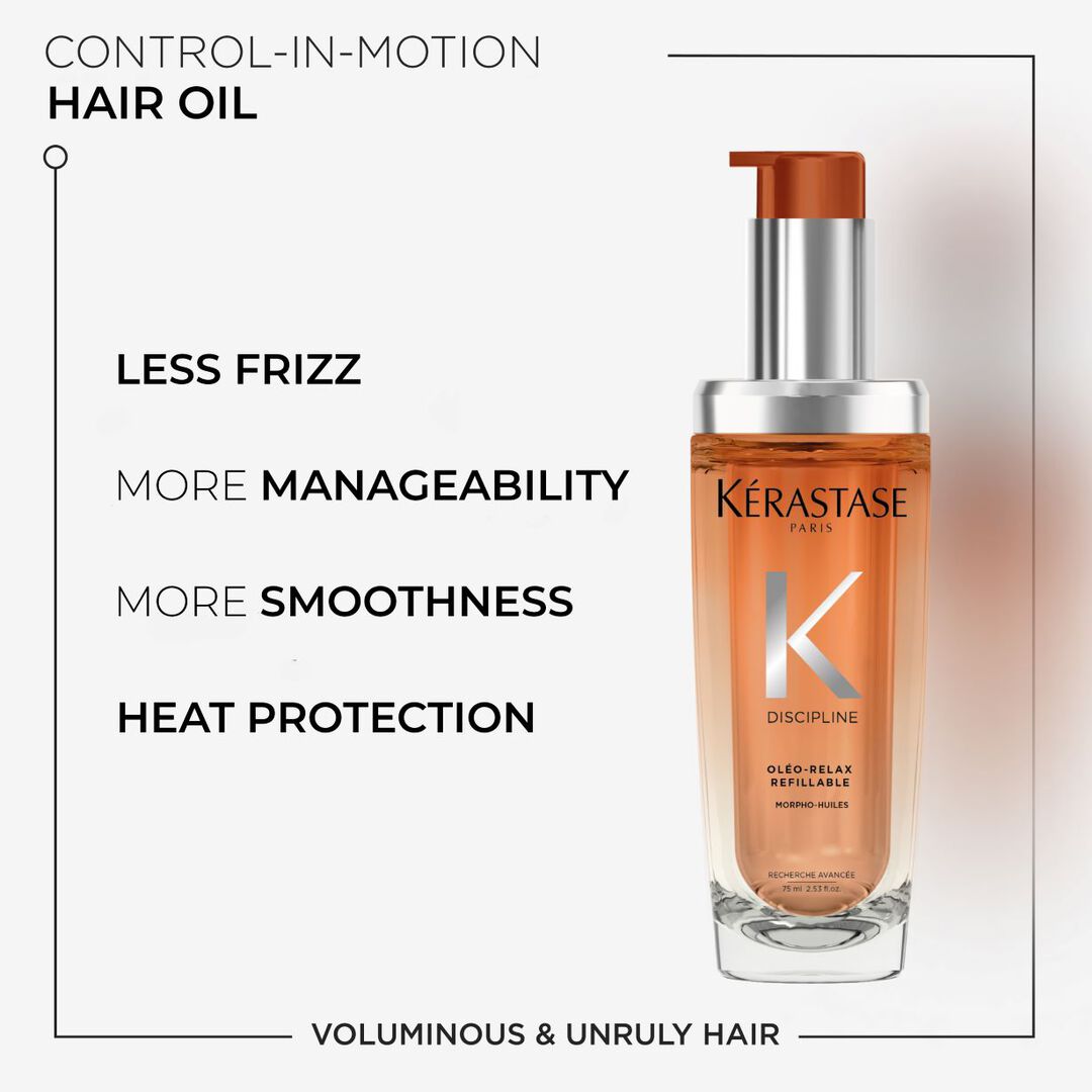 Kérastase Discipline L'HUILE OLEO-RELAX REFILLABLE HAIR OIL 75ml