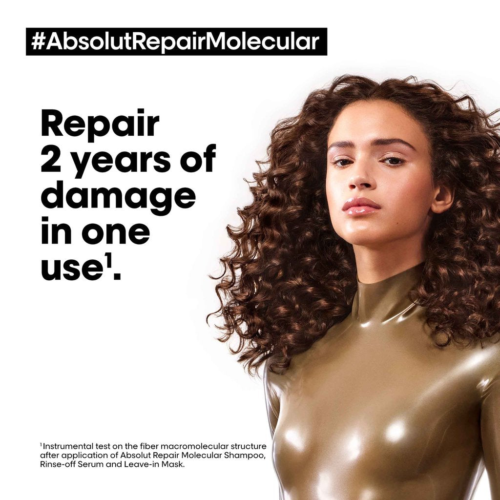 Loreal Absolut Repair Molecular Deep molecular repairing hair rinse-off serum 250ml