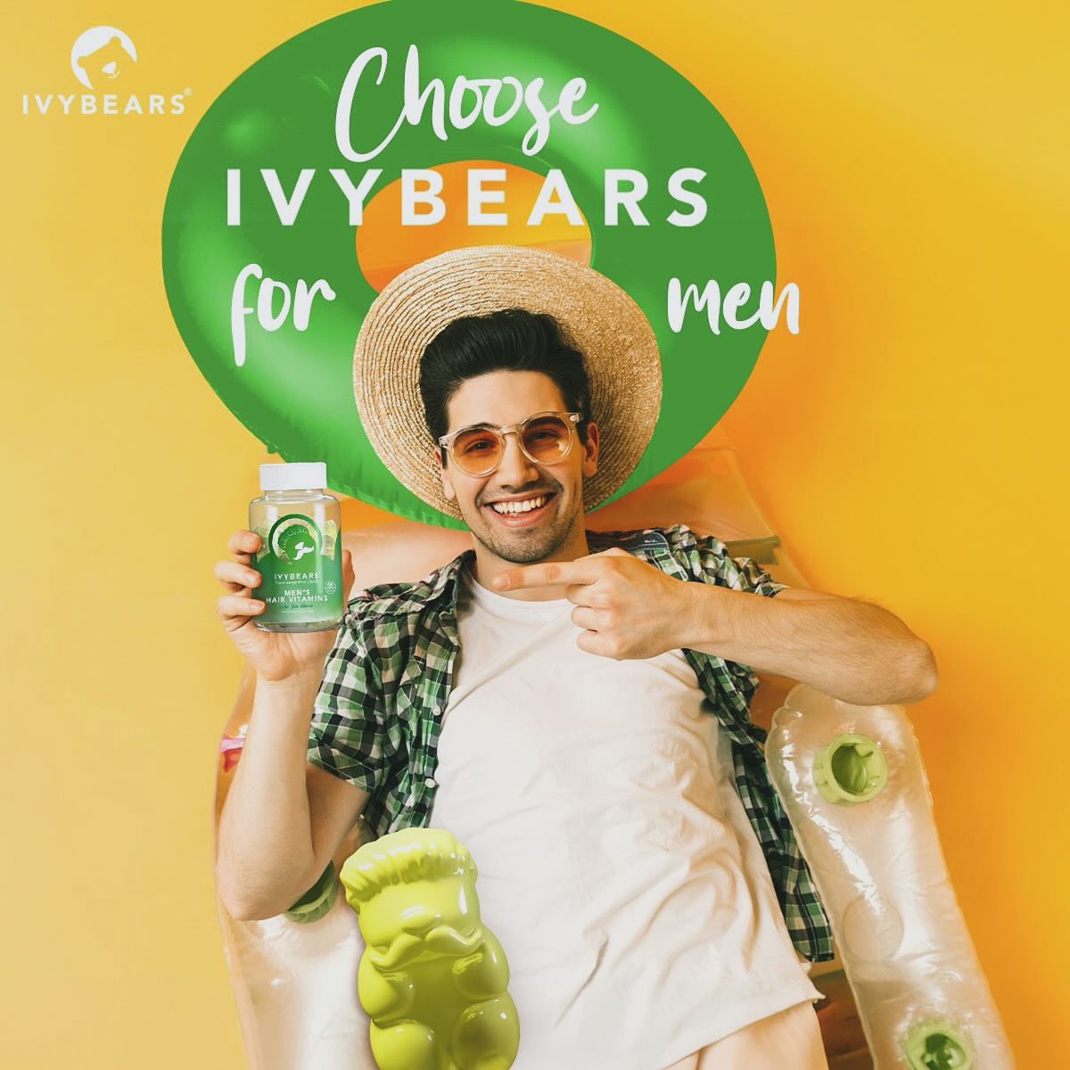 IVY BEARS MENS HAIR VITAMINS