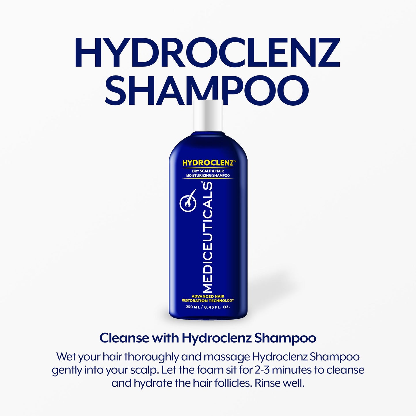 MEDICEUTICALS HYDROCLENZ™  Hair Loss & Thinning Hair Shampoo for men(Dry Hair & Dry Scalp)