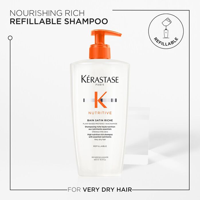 Kérastase Nutritive Satin hydrating nutrition-rich shampoo 500ml