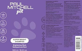 Paul Mitchell Pet Super Bright Shampoo 500ml