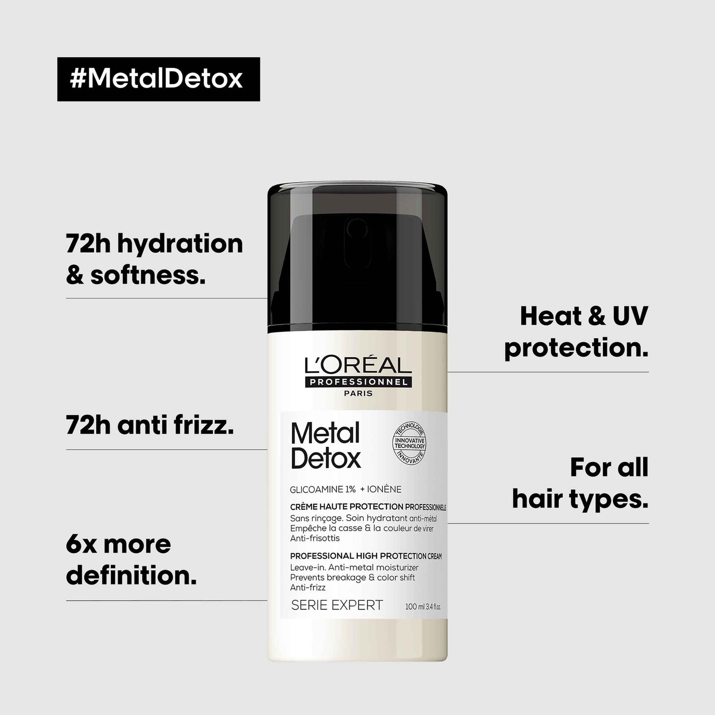 L'Oreal Metal Detox Anti-metal High Protection Cream 100ml