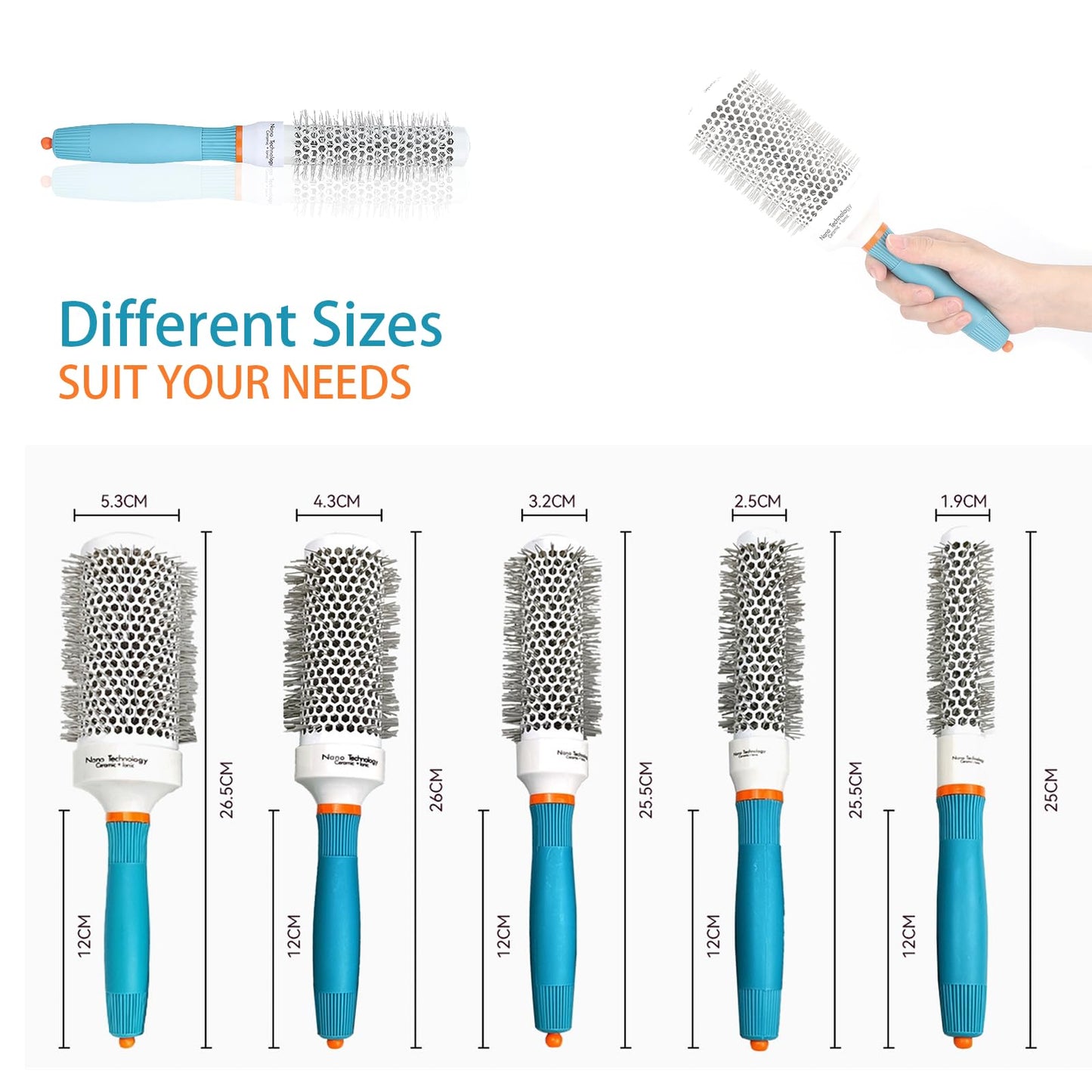 MOROCCANOIL CERAMIC ROUND BRUSH