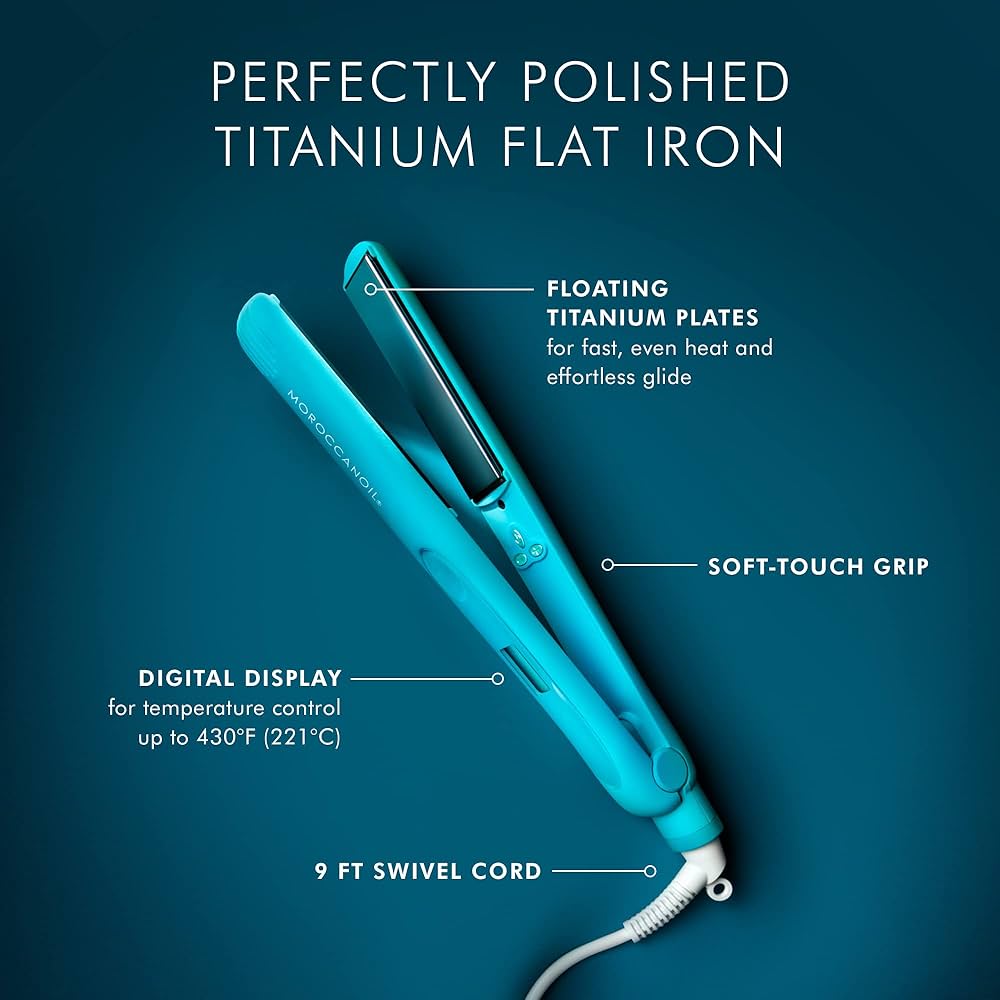 Moroccanoil Perfectly Polished Titanium Flat Iron