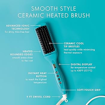 Moroccanoil Smooth Style Ceramic Heated Brush