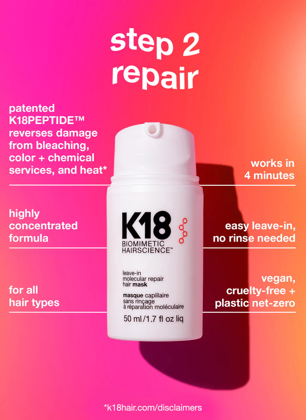 K18 Next Level Hair Repair Kit