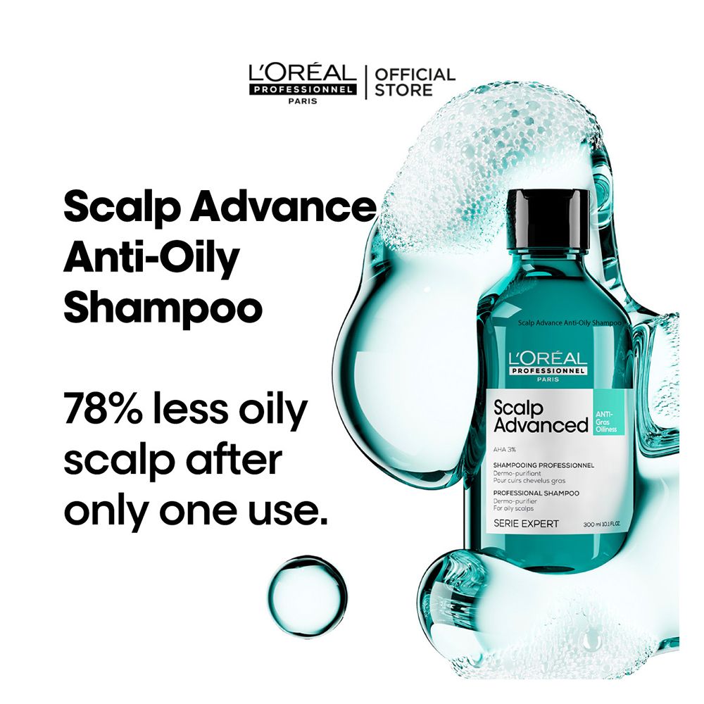 L'Oreal Scalp Advanced Anti-Oiliness Dermo-Purifier Shampoo 300ml