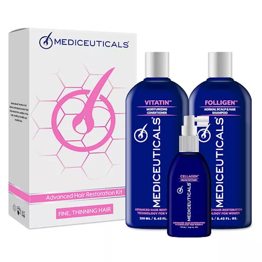 MEDICEUTICALS Hair Restoration Kit For Women (Fine/Normal)