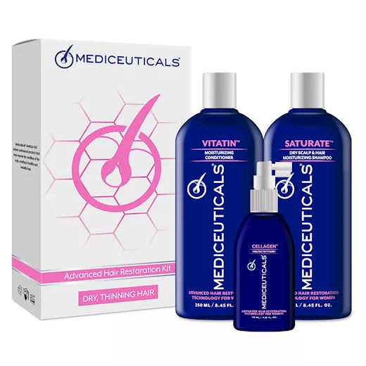 MEDICEUTICALS Hair Restoration Kit For Women (Dry)