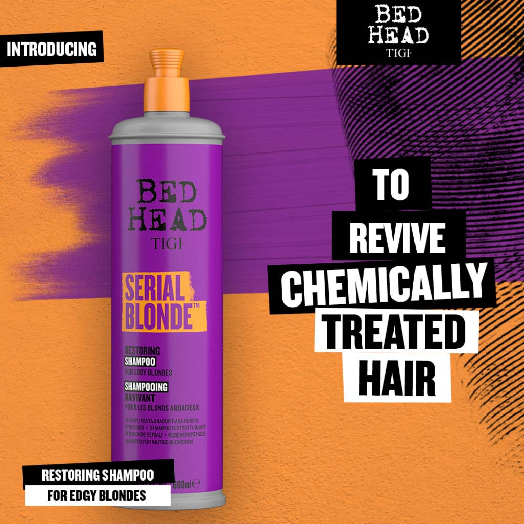 TIGI BED HEAD Serial Blonde Restoring Shampoo 400ml